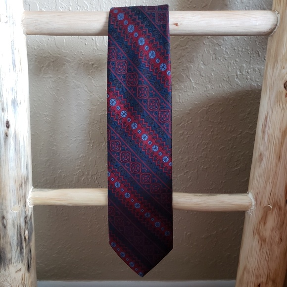 JCP Accessories Jcp Blue Red Mens Dress Suit Tie Poshmark